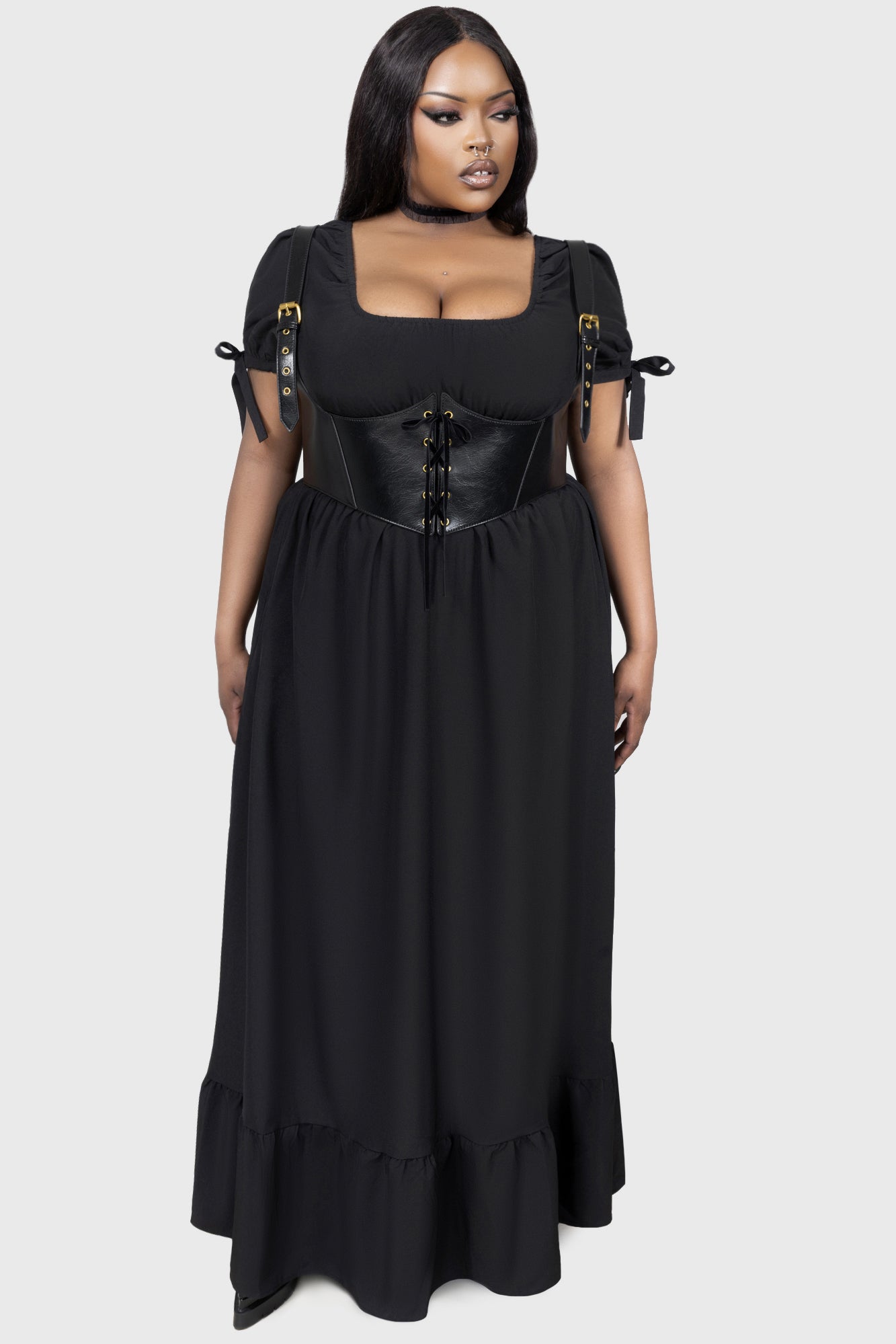 Grim Gretchen Dress [BLACK] Killstar