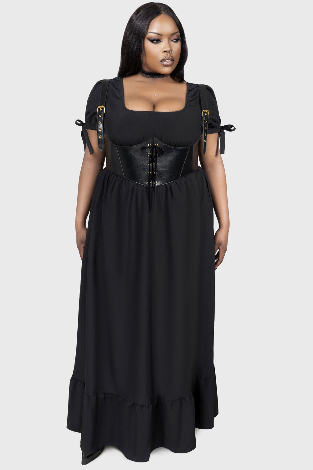 Grim Gretchen Dress [BLACK] Killstar