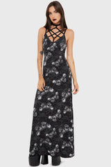 Spidrasica's Web Maxi Dress Killstar