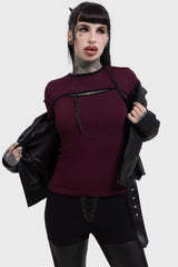 Abyssal Elegy Knitted Top Killstar