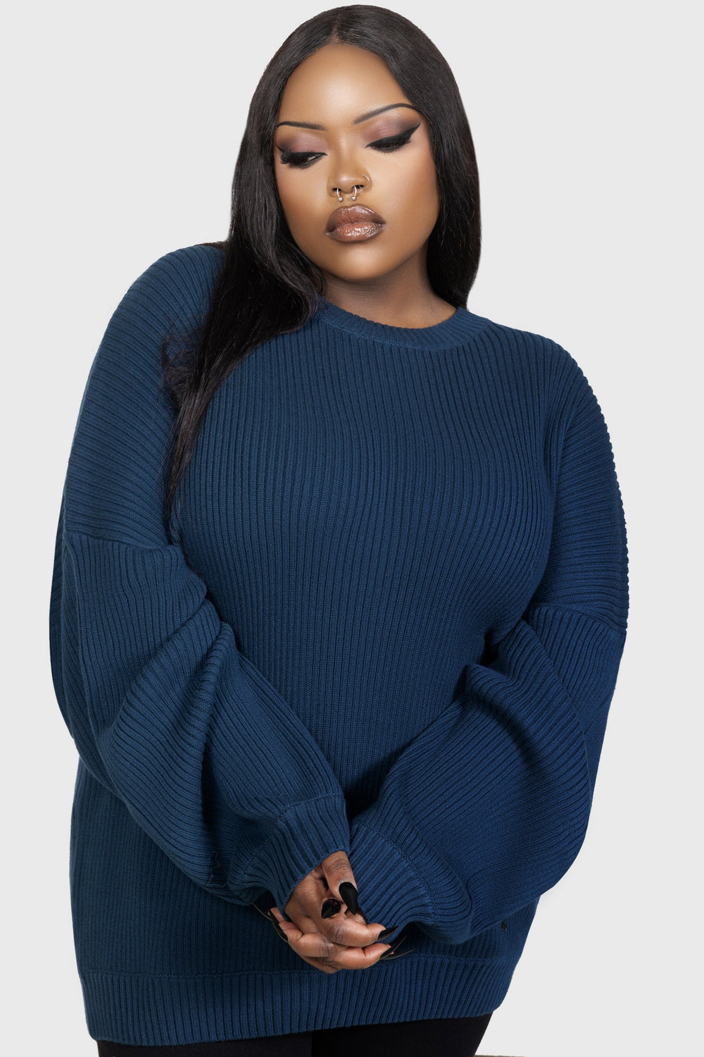 Belinda Sweater [TEAL] Killstar