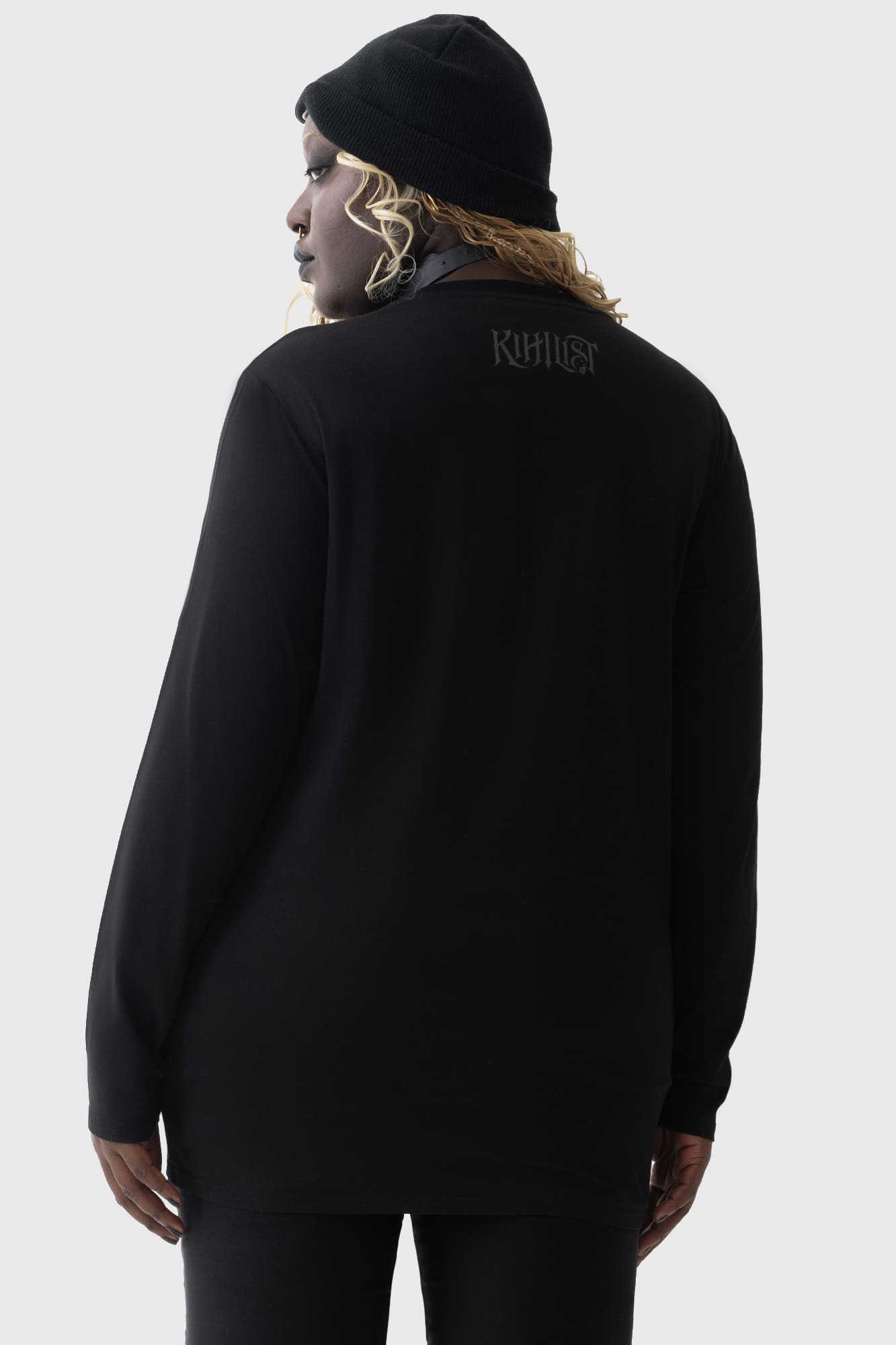 Lunar Crescent Long Sleeve Top Killstar