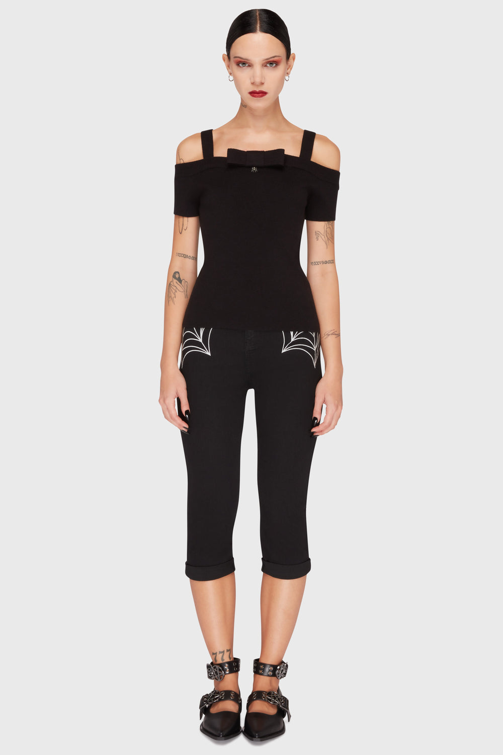 Graveyard Swing Bardot Top Killstar