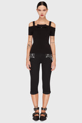 Graveyard Swing Bardot Top Killstar