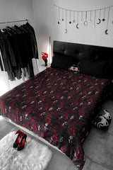 Homeware Bedding &amp; Cushions | Killstar Beastie Bloom Printed Microfibre Comforter