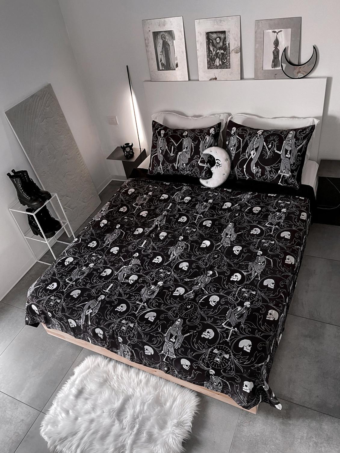 Homeware Bedding &amp; Cushions | Killstar Danse Macabre Bedding Set