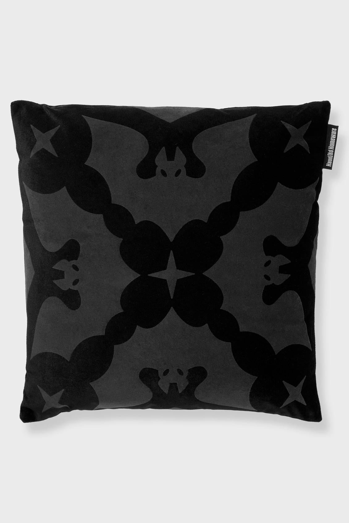 Homeware Bedding &amp; Cushions | Killstar Dusk Velvet Flocked Cushion