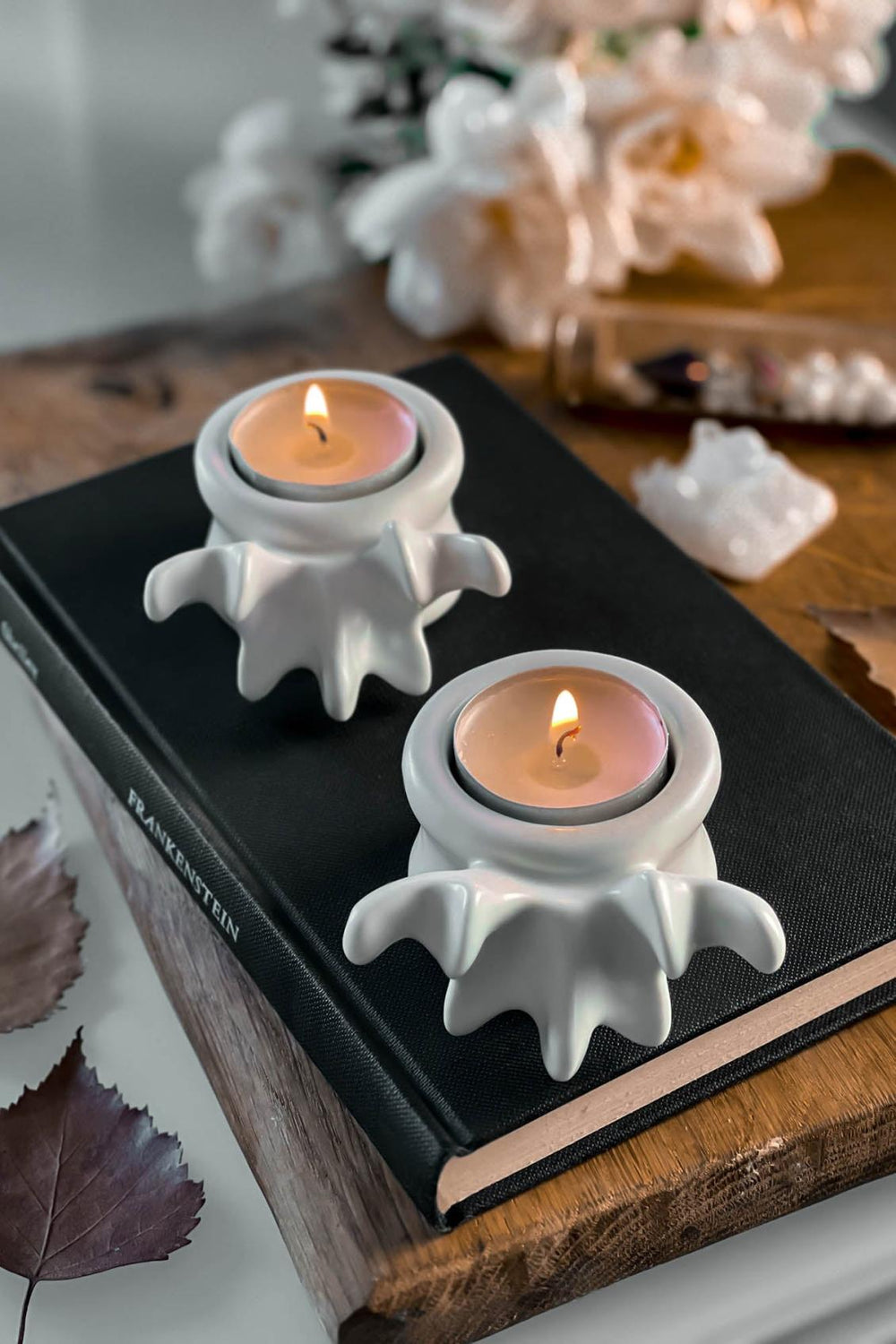 Homeware Candles &amp; Scents | Killstar Ossuary Tealight Holder (Set Of 2)