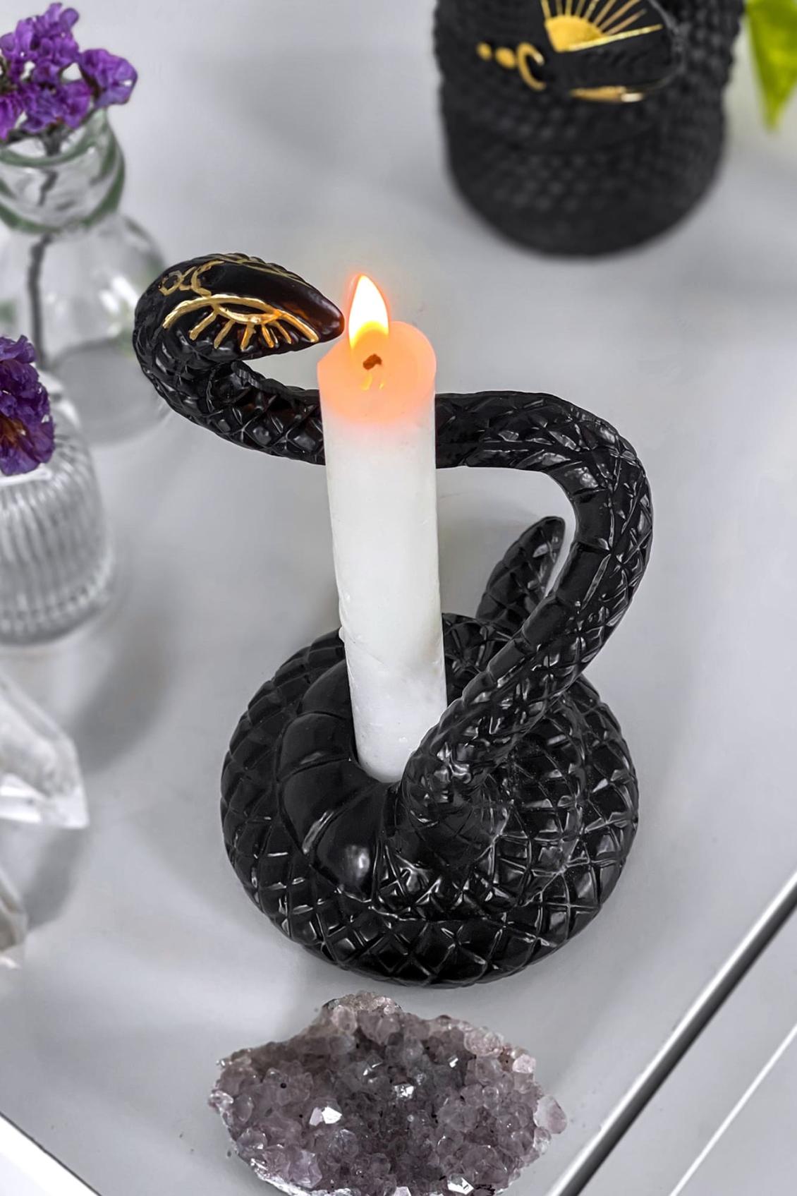 Homeware Candles &amp; Scents | Killstar Serpentina Candle Holder