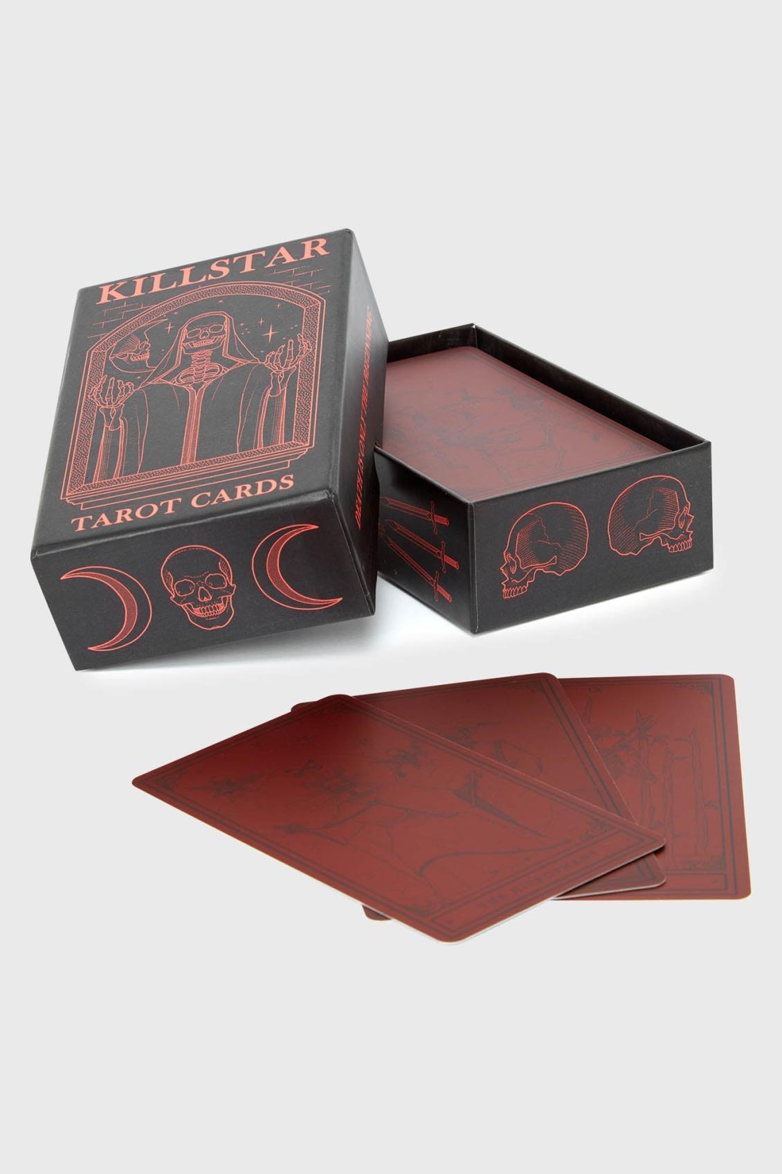 Homeware Crystals &amp; Divination Tools | Killstar Killstar Tarot Cards [RED/BLACK]