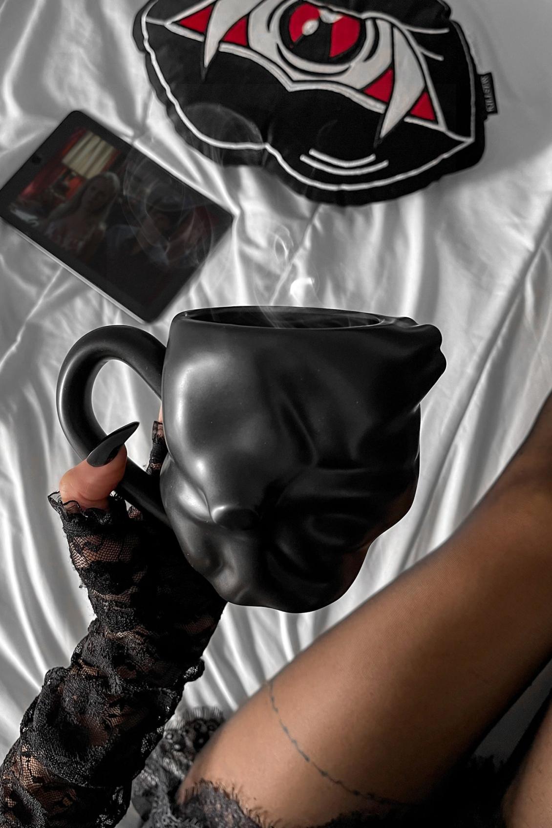 Homeware Cups &amp; Mugs | Killstar Black Heart Mug [B]