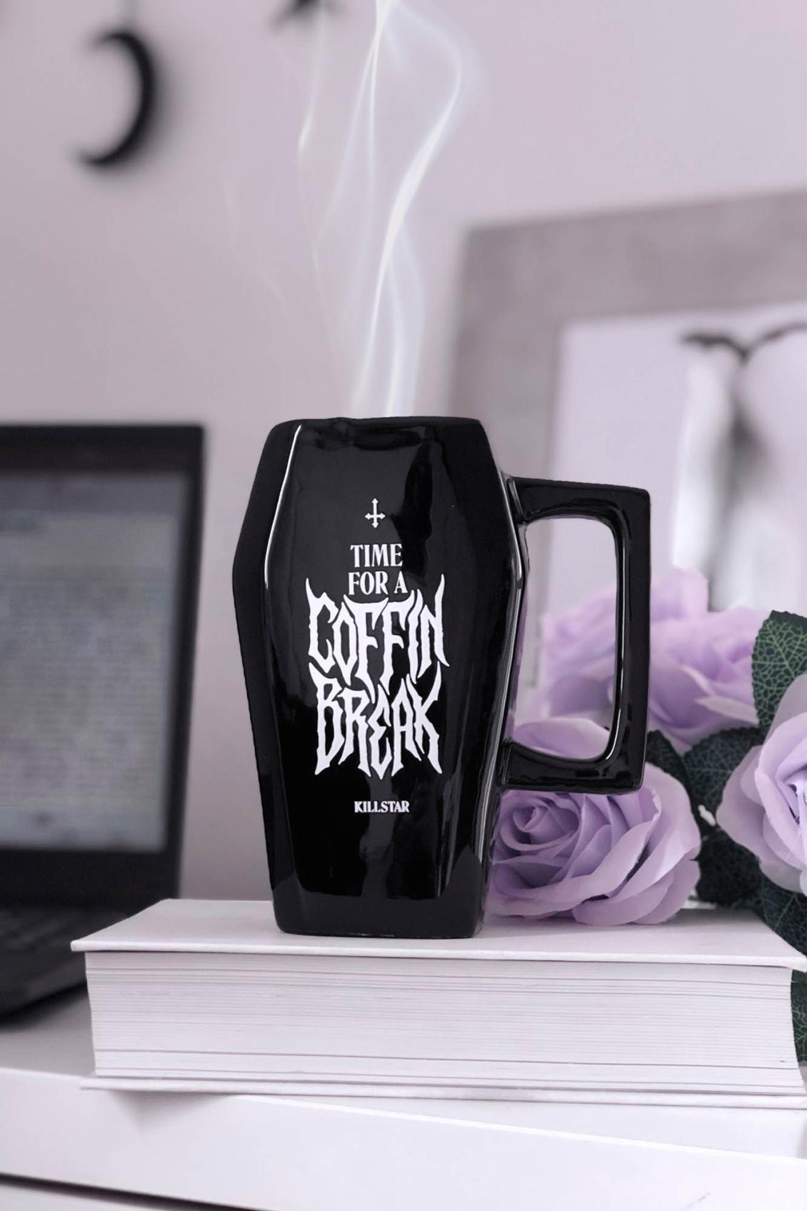 Homeware Cups &amp; Mugs | Killstar Coffin Break Mug