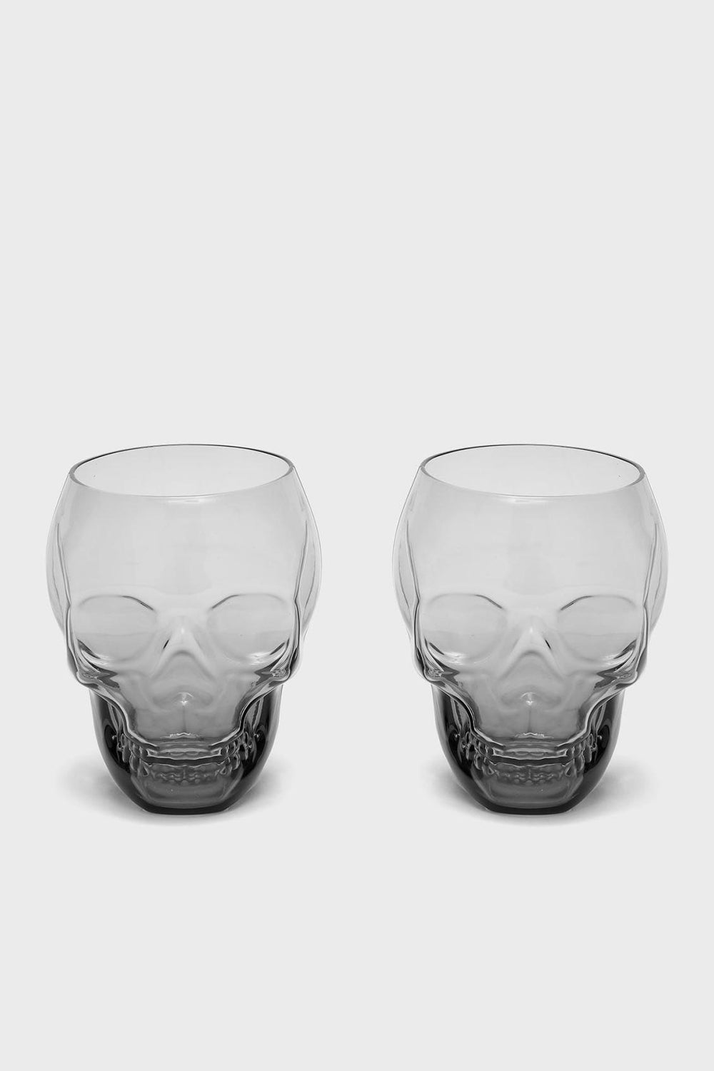 Homeware Cups &amp; Mugs | Killstar Cranium Drinking Glasses [GREY]