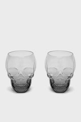 Homeware Cups &amp; Mugs | Killstar Cranium Drinking Glasses [GREY]