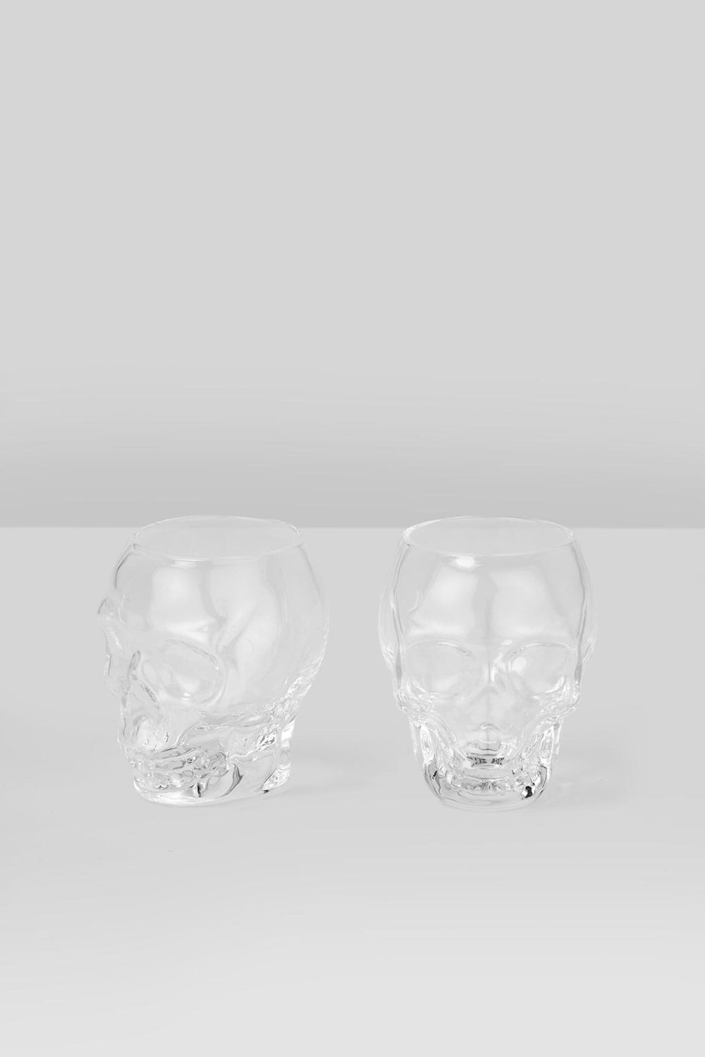 Homeware Cups &amp; Mugs | Killstar Cranium Shot Glasses [CLEAR]