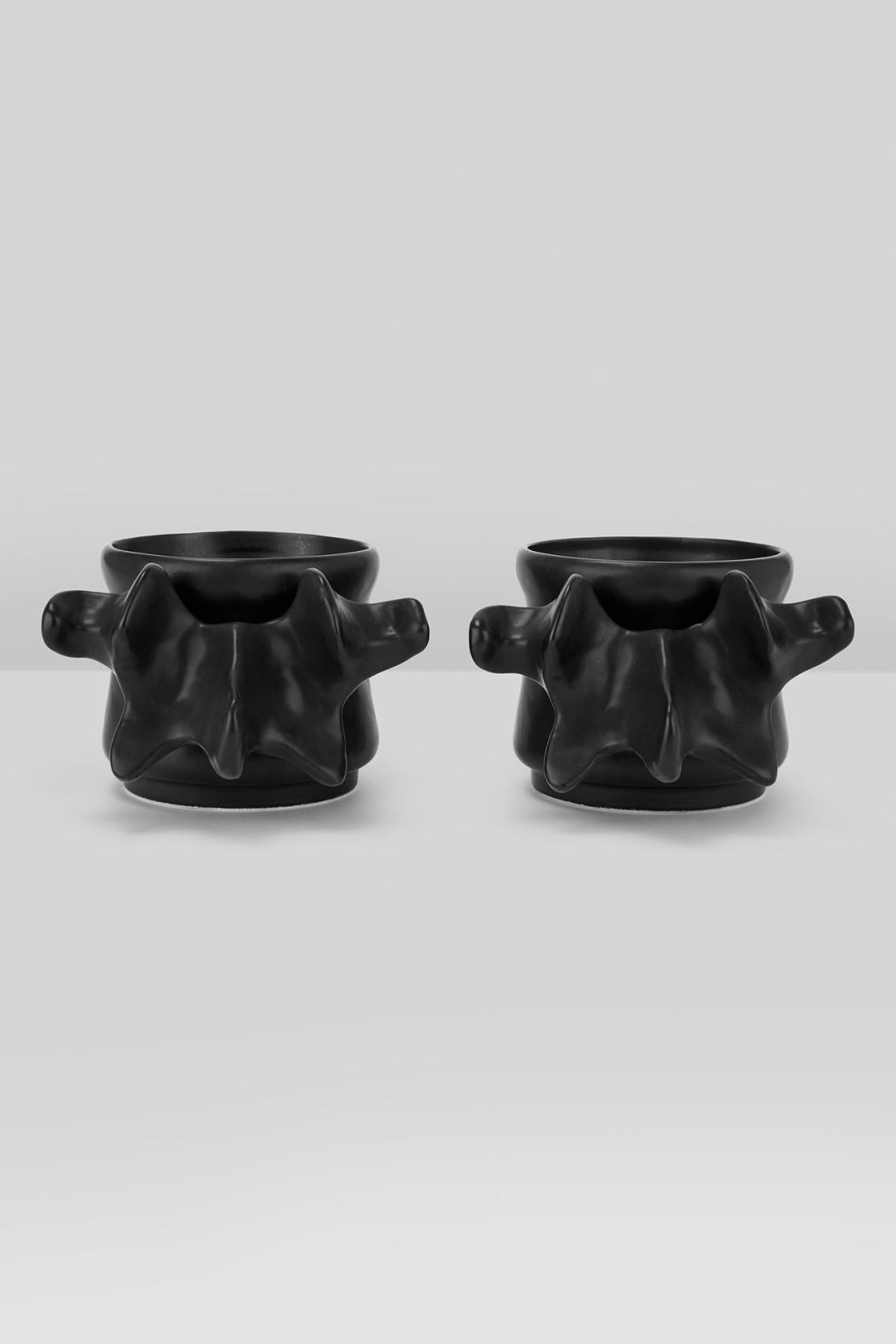 Homeware Cups &amp; Mugs | Killstar Ossuary Stackable Cups (Set Of 2) [B]