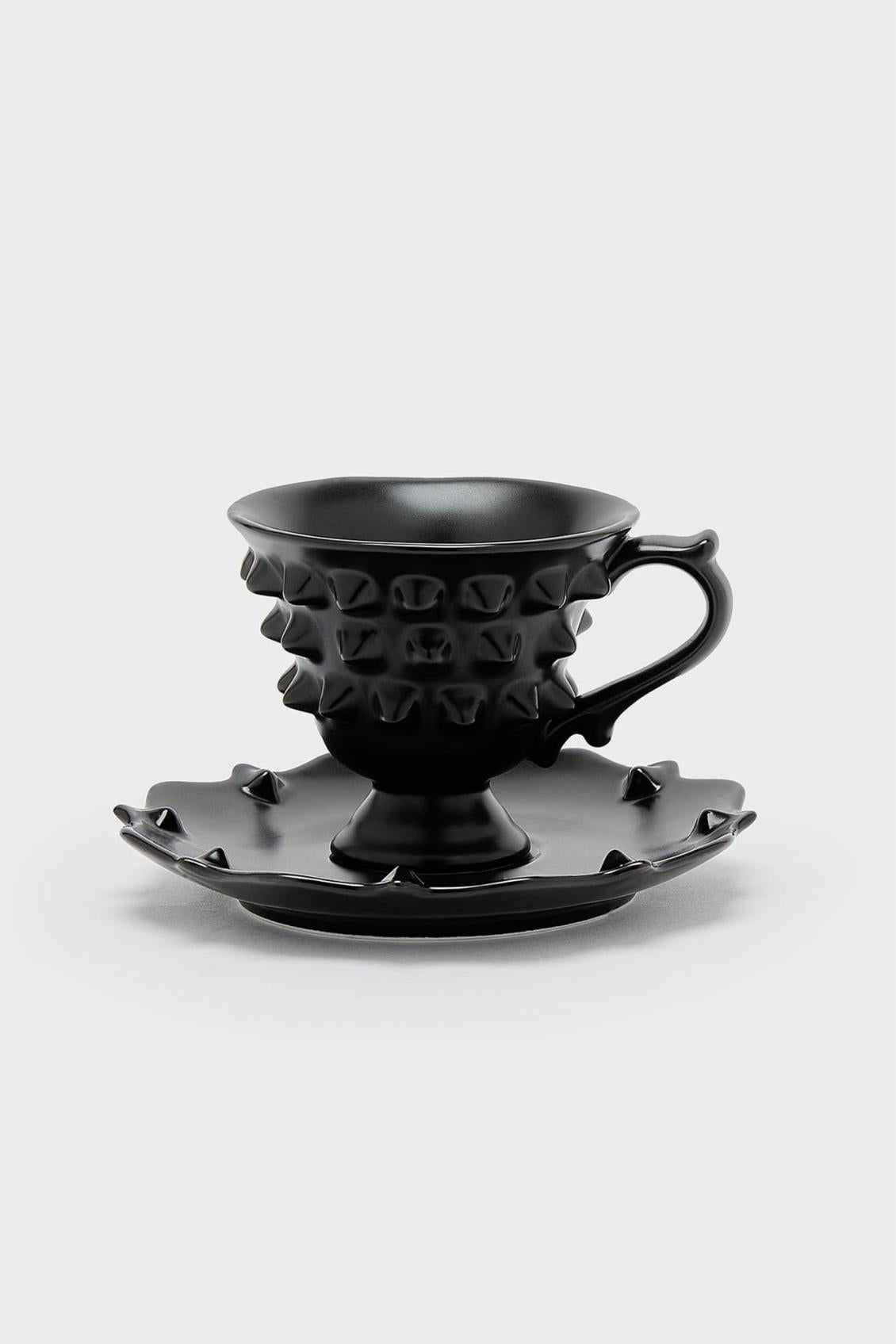 Homeware Cups &amp; Mugs | Killstar Punktorian Teacup &amp; Saucer