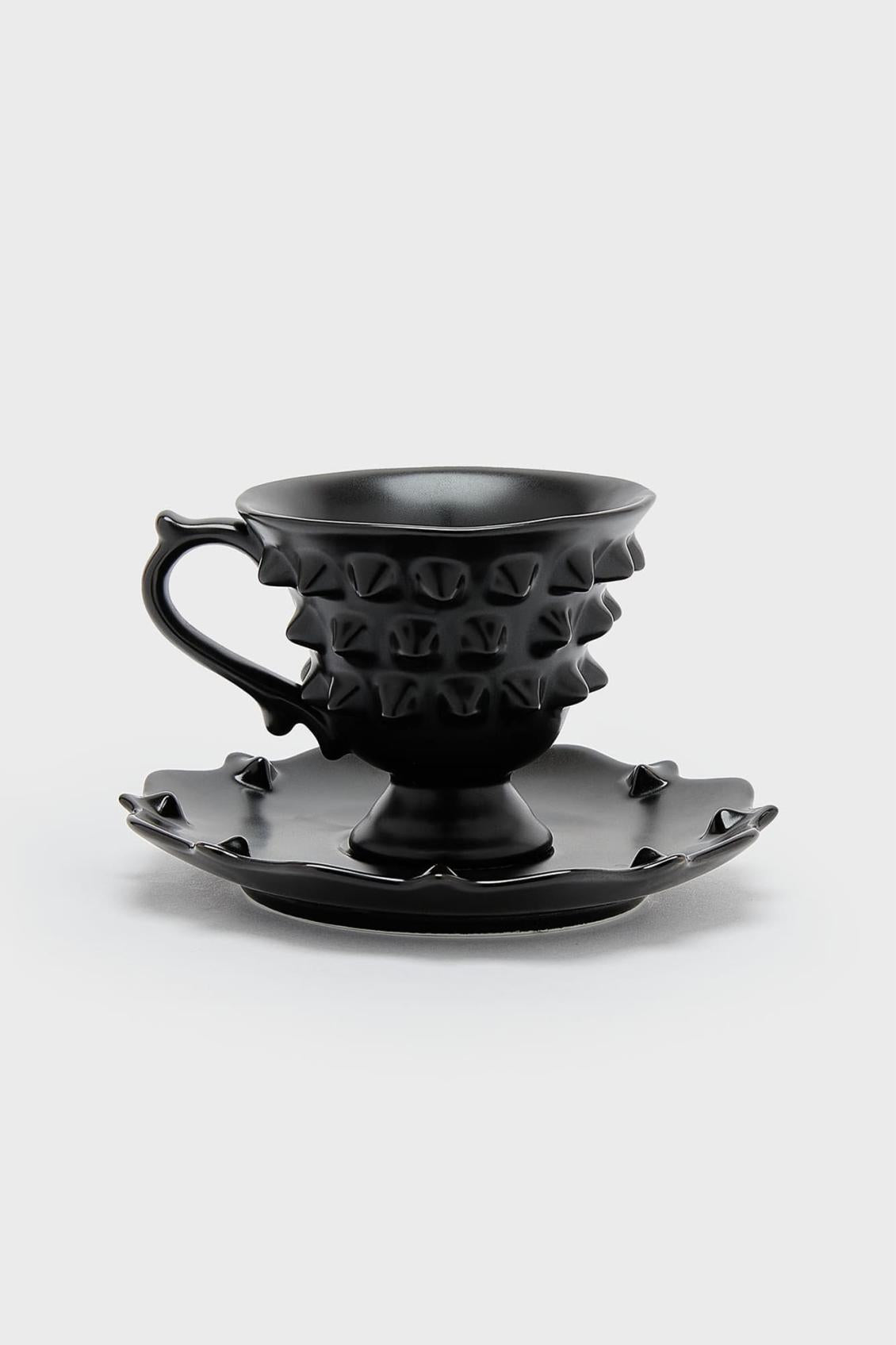 Homeware Cups &amp; Mugs | Killstar Punktorian Teacup &amp; Saucer