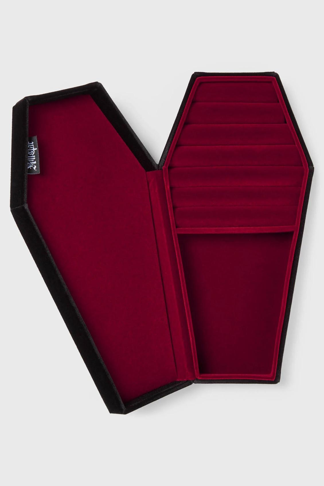 Homeware Decor | Killstar Velvet Casket Jewellery Box