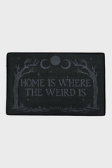 Homeware Rugs &amp; Doormats | Killstar Home Is Where The Weird Is Doormat