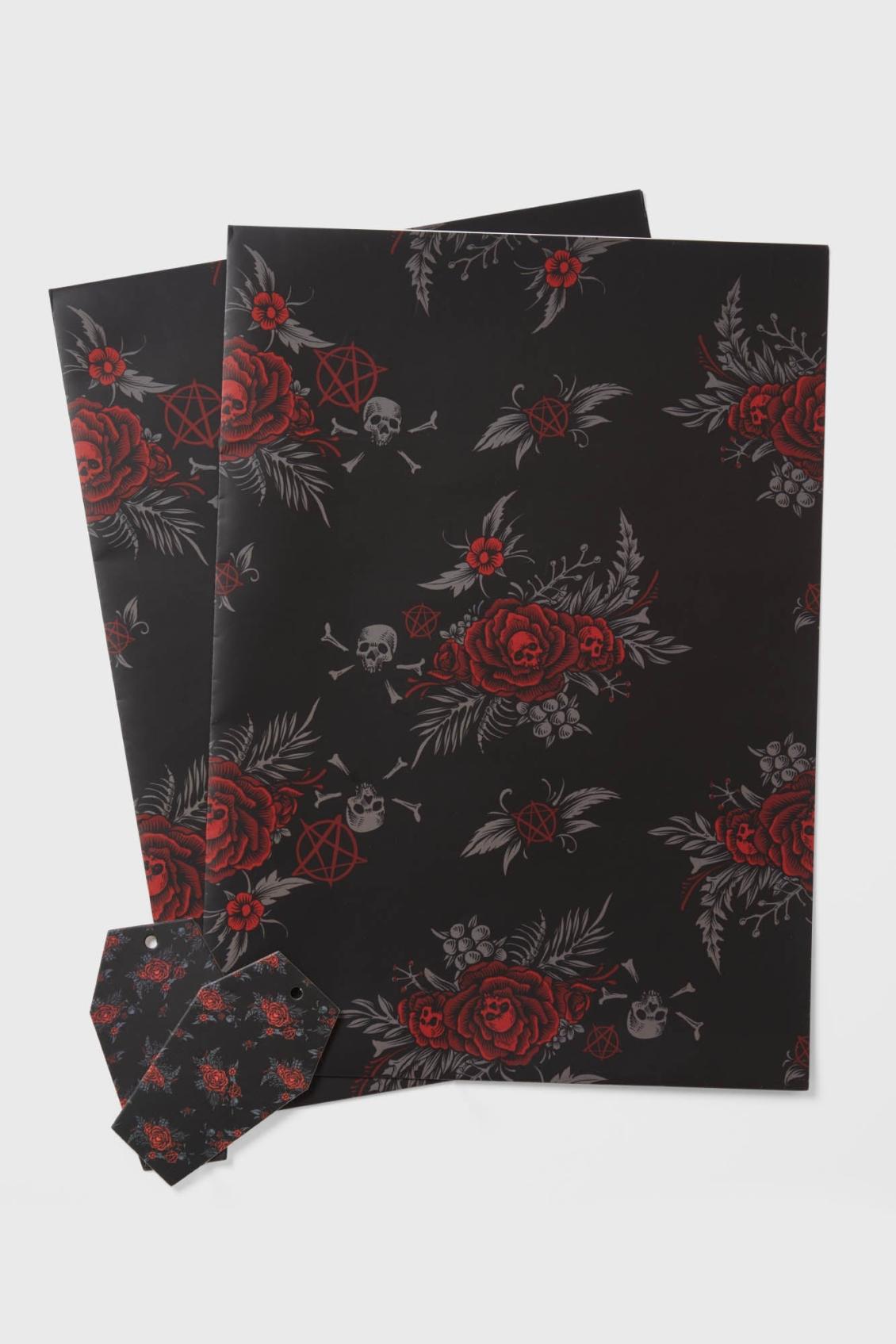 Homeware Stationary | Killstar Rose Craft Gift Wrap