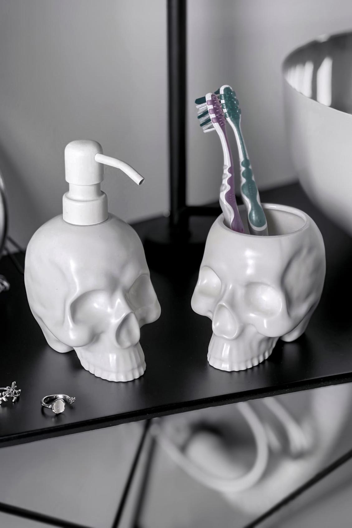Homeware Storage | Killstar Cranium Bathroom Set