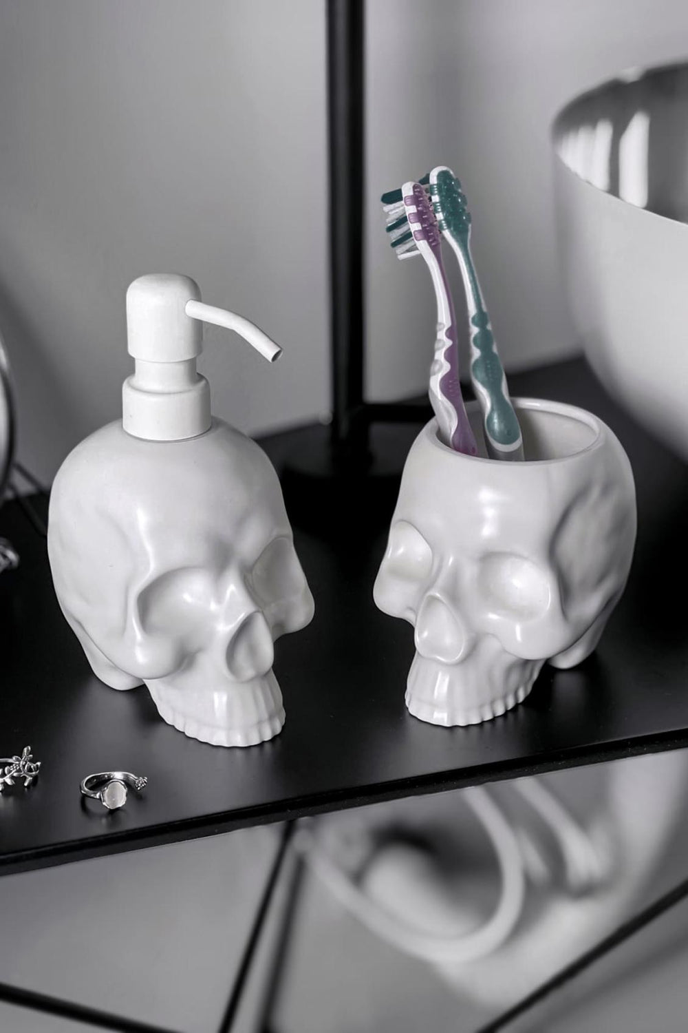 Homeware Storage | Killstar Cranium Bathroom Set