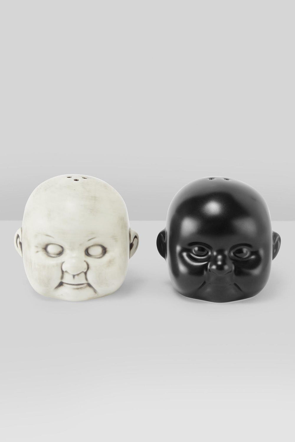 Homeware Tableware | Killstar Dolls Head Salt &amp; Pepper Shaker Set