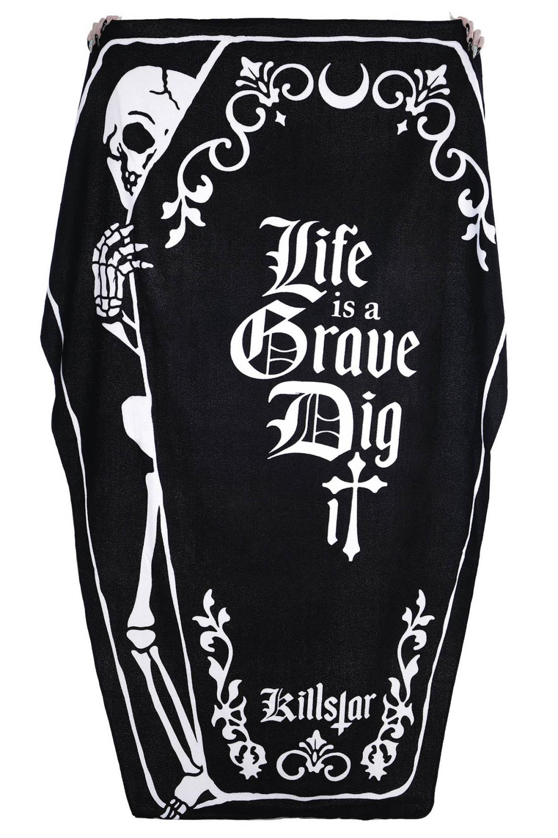 Homeware Towels &amp; Mats | Killstar Dig It Coffin Towel