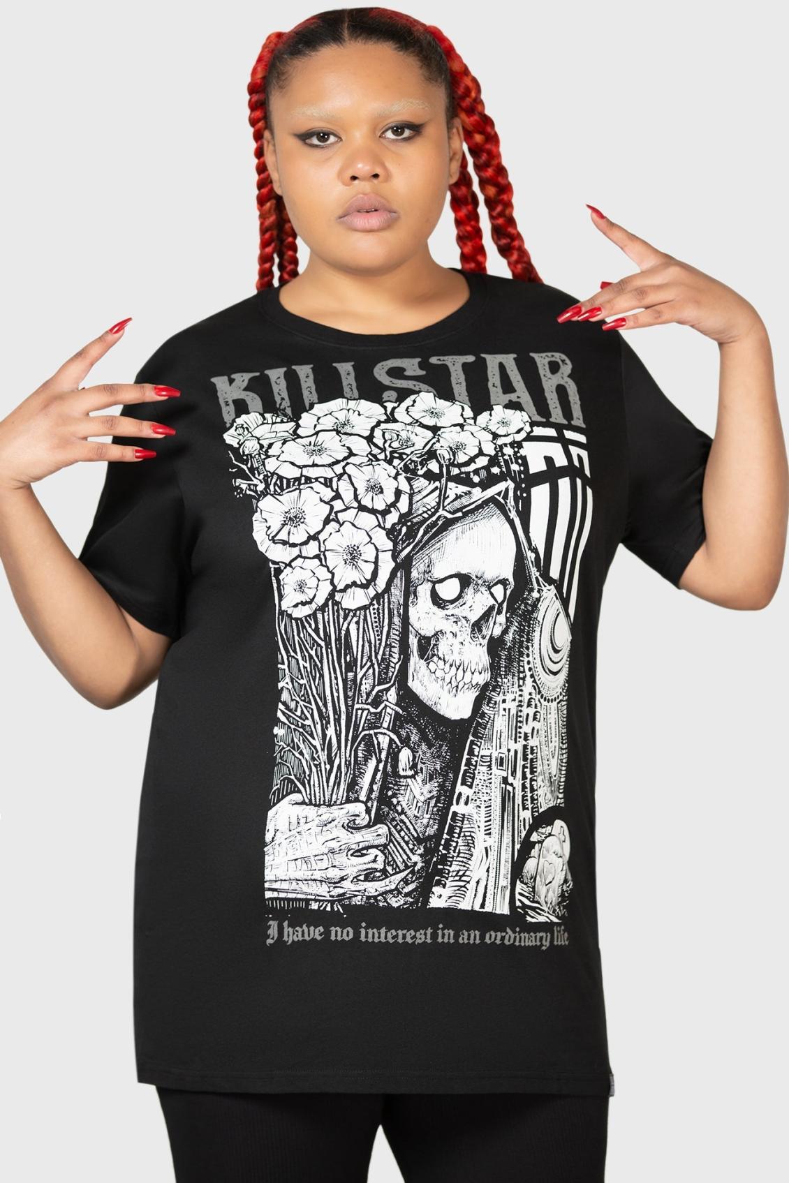Men Graphic Tops | Killstar Afterdark T-Shirt