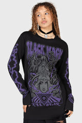 Men Graphic Tops | Killstar Blac Magick Long Sleeve Top