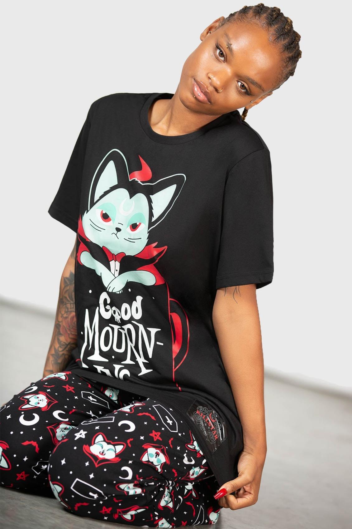 Men Graphic Tops | Killstar Catnap T-Shirt