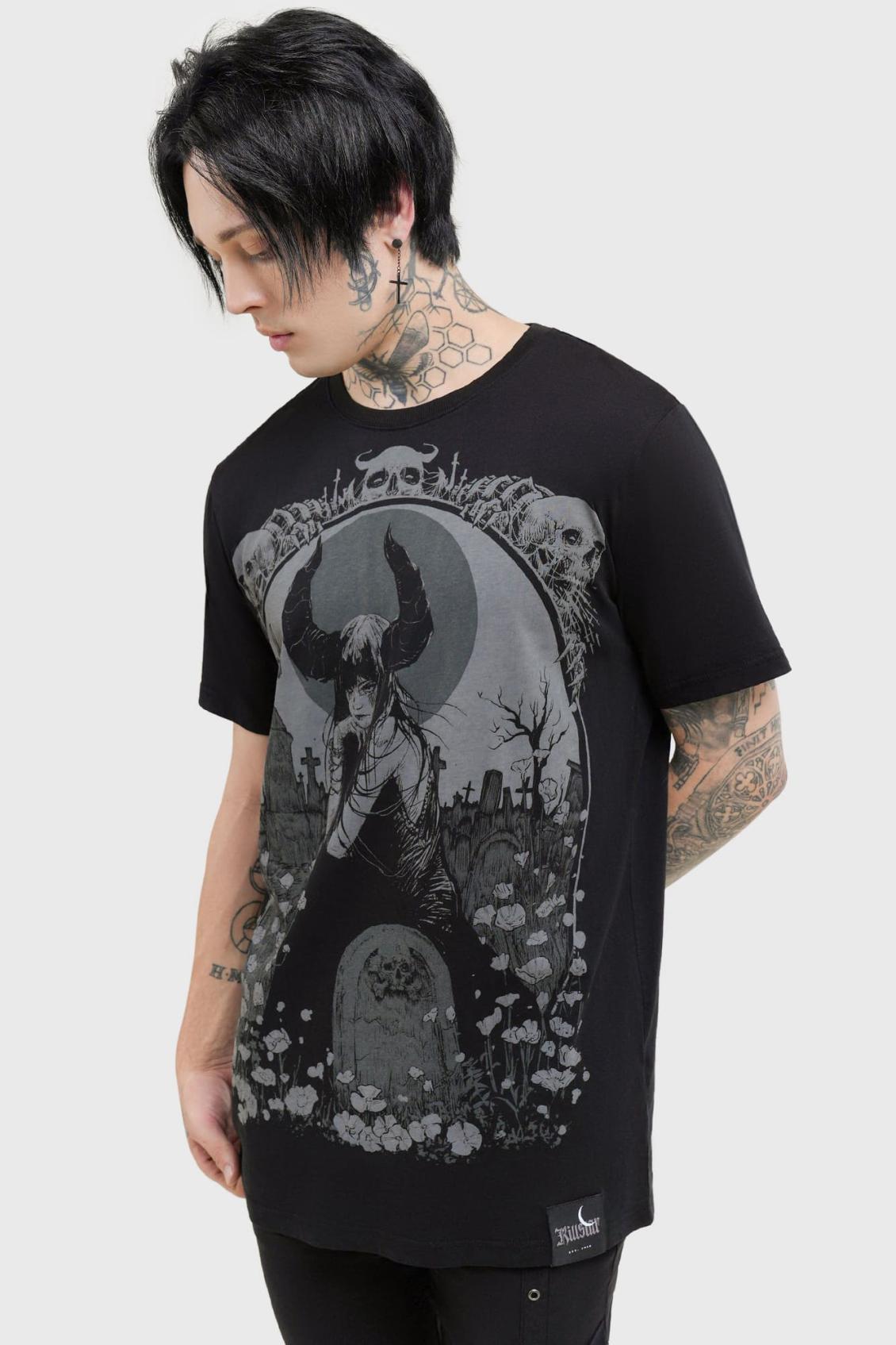 Men Graphic Tops | Killstar Hactor T-Shirt