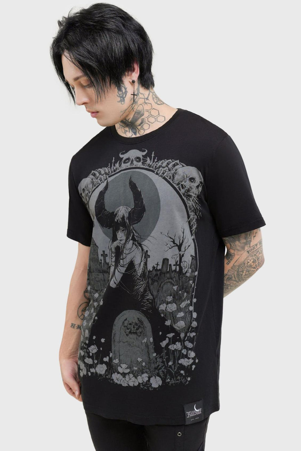 Men Graphic Tops | Killstar Hactor T-Shirt