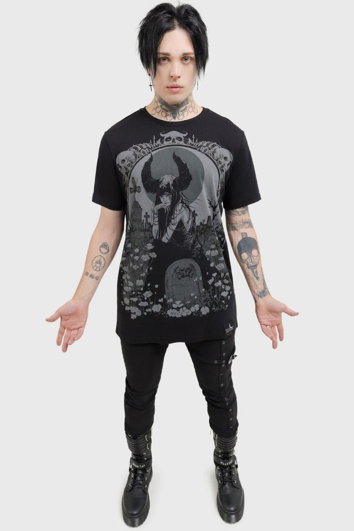Men Graphic Tops | Killstar Hactor T-Shirt