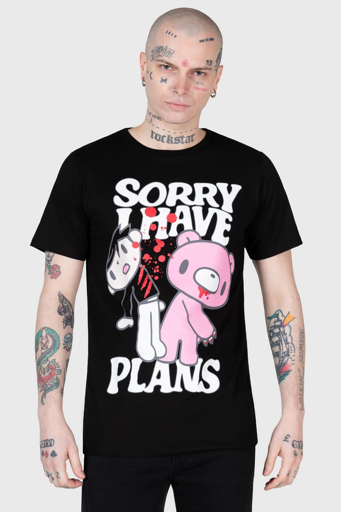 Men Graphic Tops | Killstar I Have Plans T-Shirt