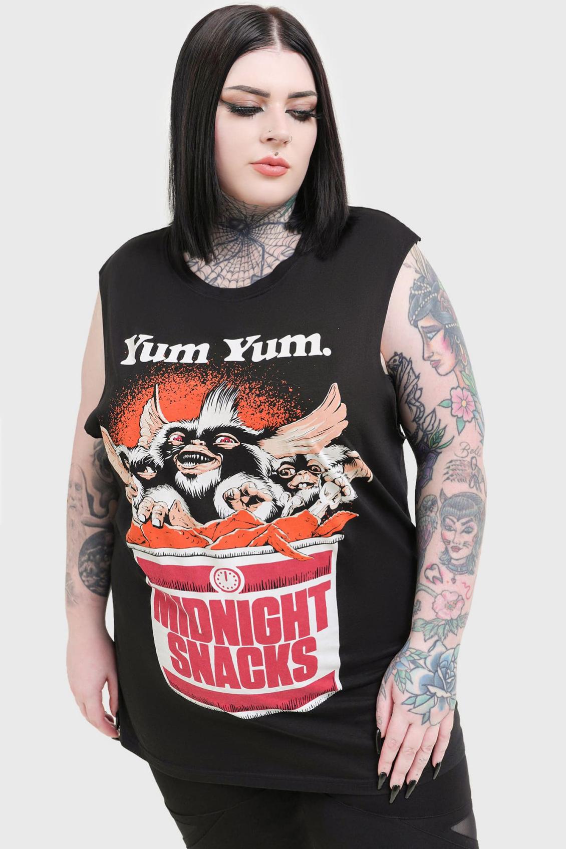 Men Graphic Tops | Killstar Midnight Snacks Graphic Vest