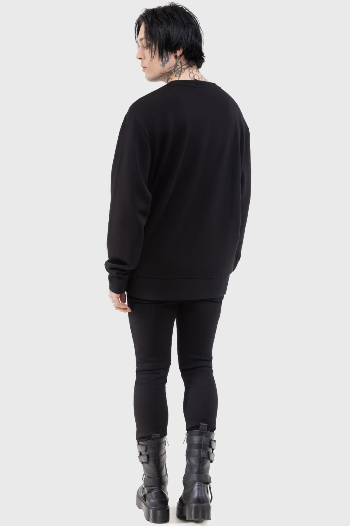 Men Graphic Tops | Killstar Most Wanted Sweatshirt