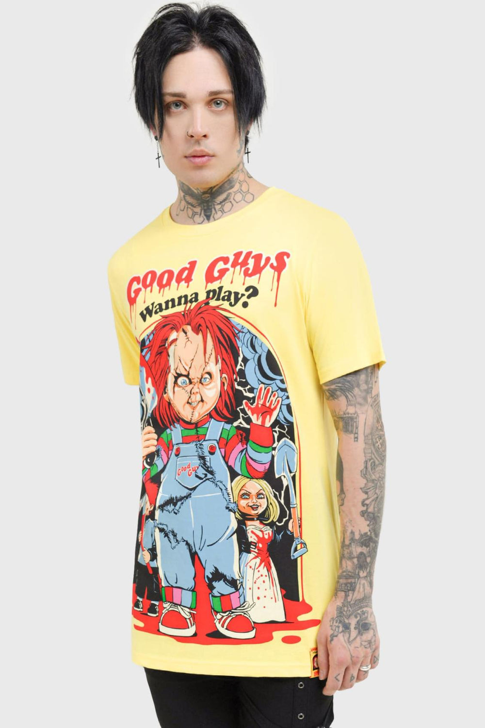 Men Graphic Tops | Killstar Play Pals Toys T-Shirt