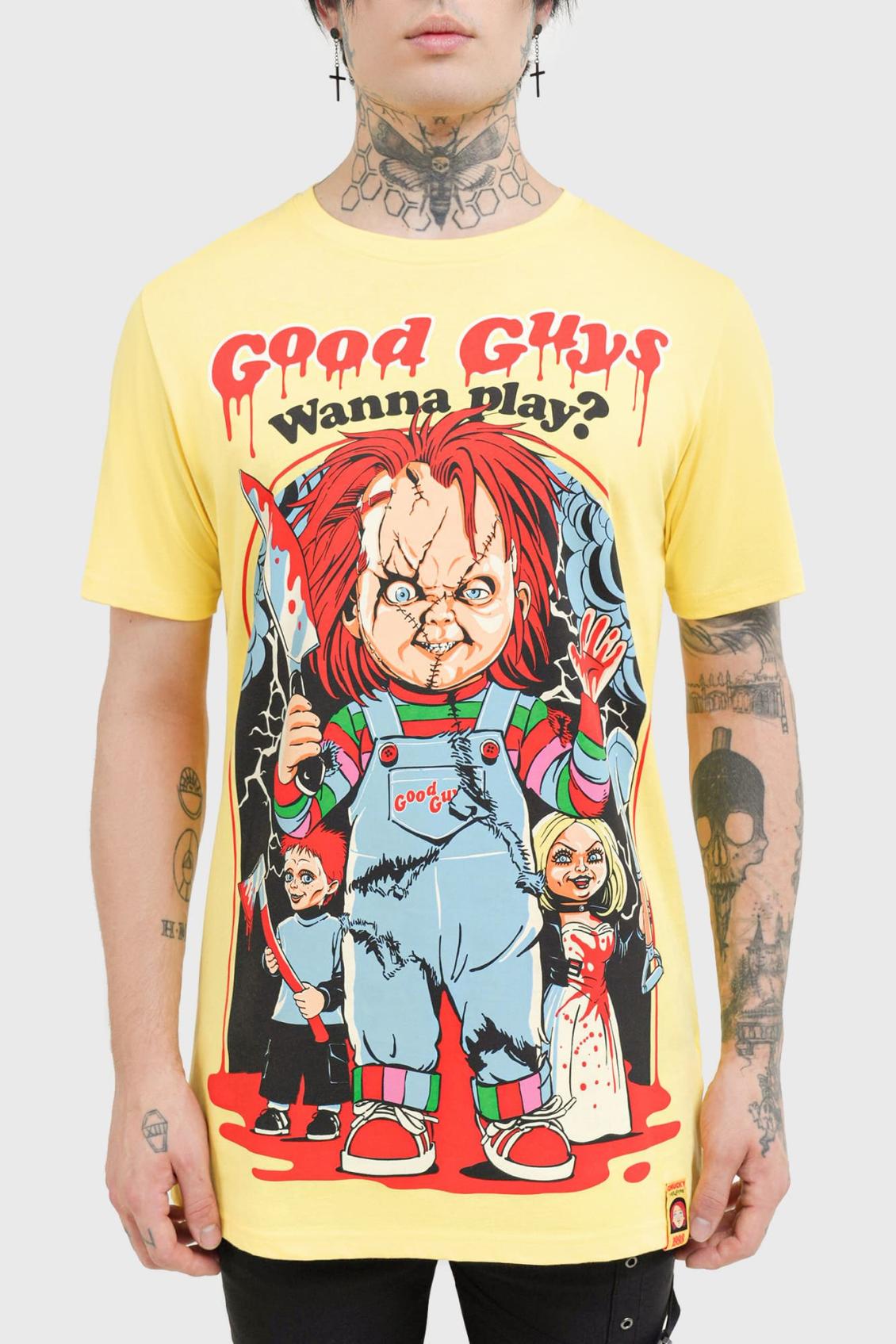 Men Graphic Tops | Killstar Play Pals Toys T-Shirt