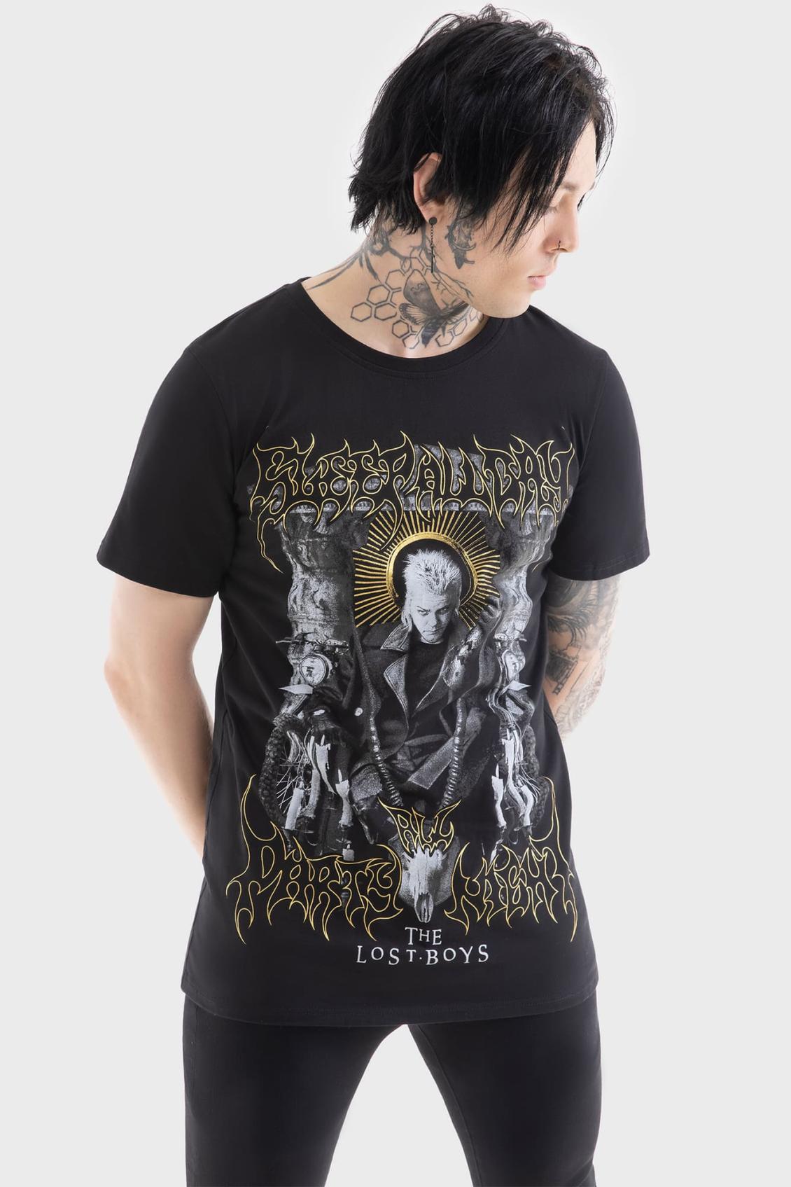 Men Graphic Tops | Killstar Sleep All Day T Shirt