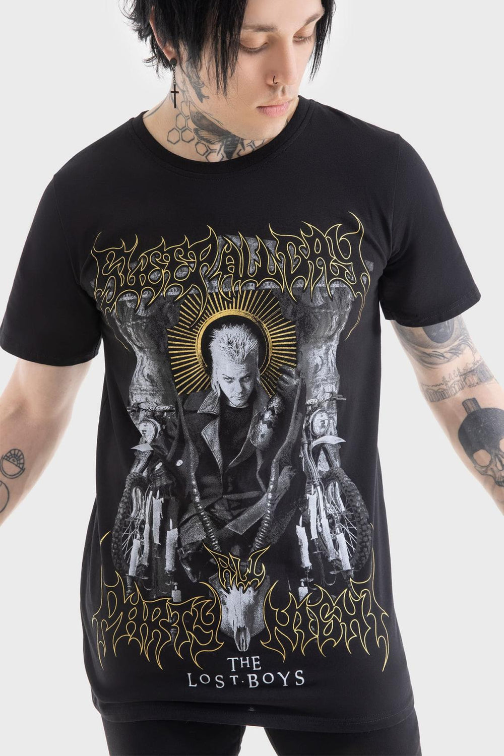 Men Graphic Tops | Killstar Sleep All Day T Shirt