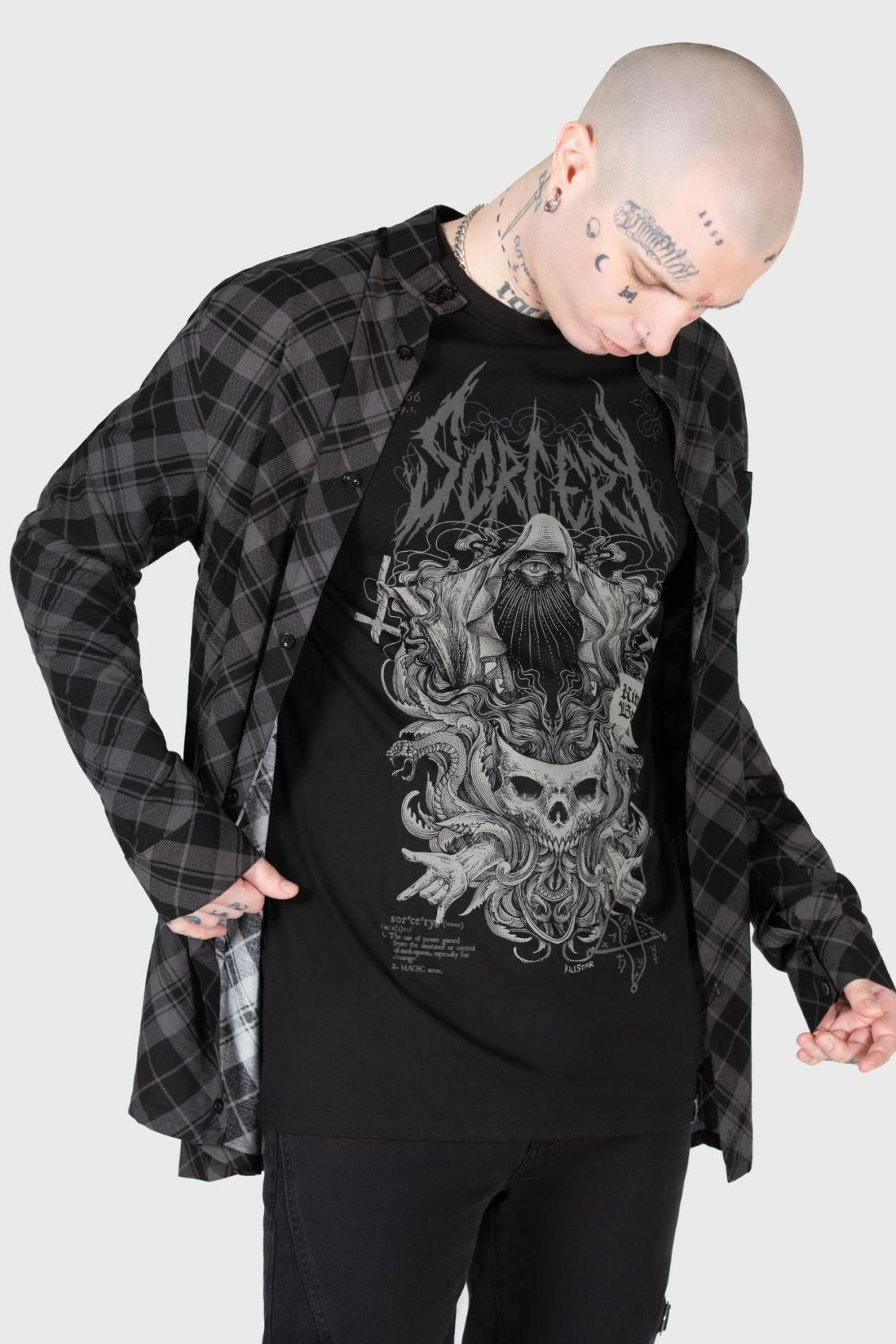 Men Graphic Tops | Killstar Sorcery Long Sleeve Top