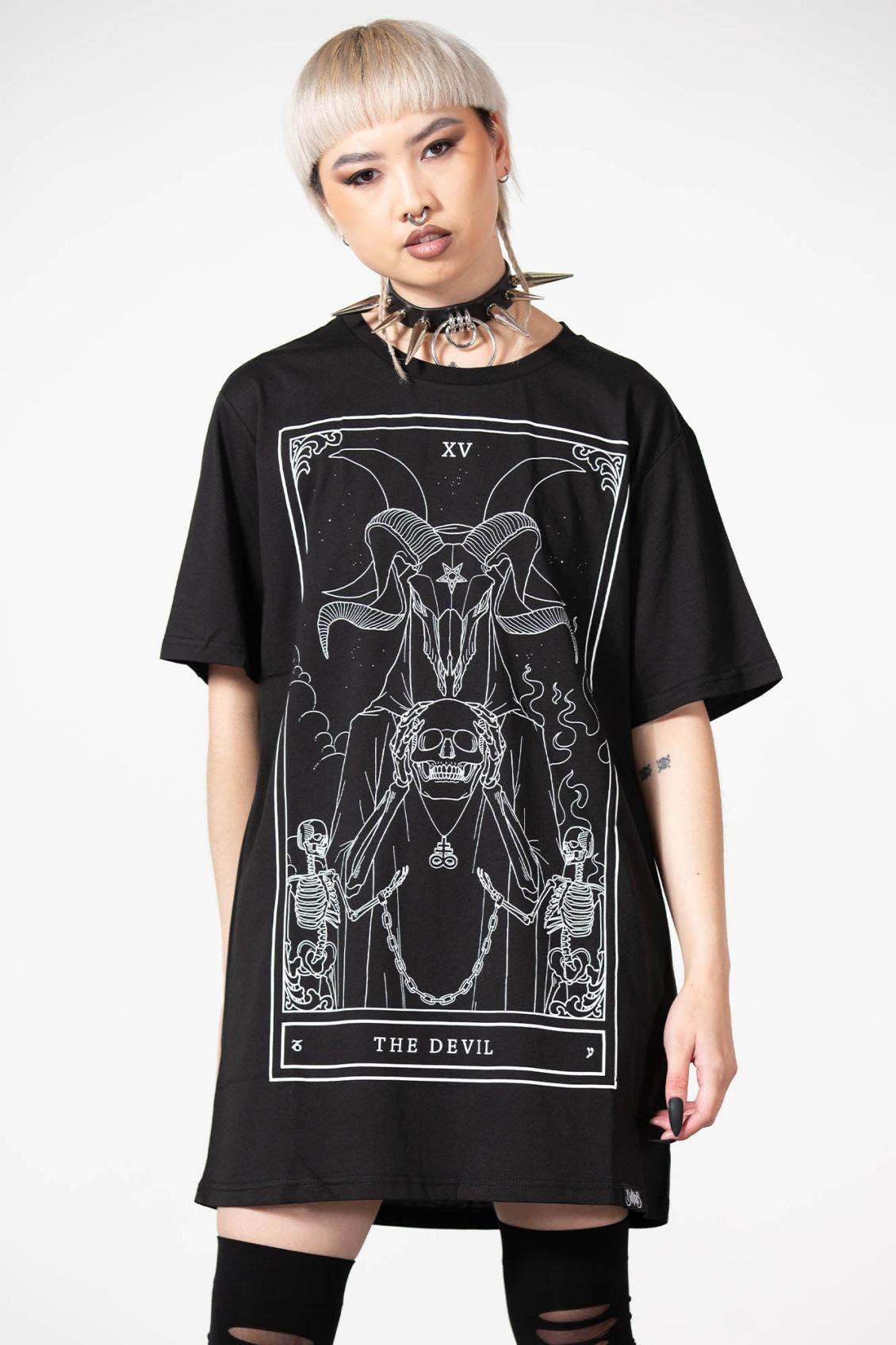 Men Graphic Tops | Killstar Soul Card T-Shirt