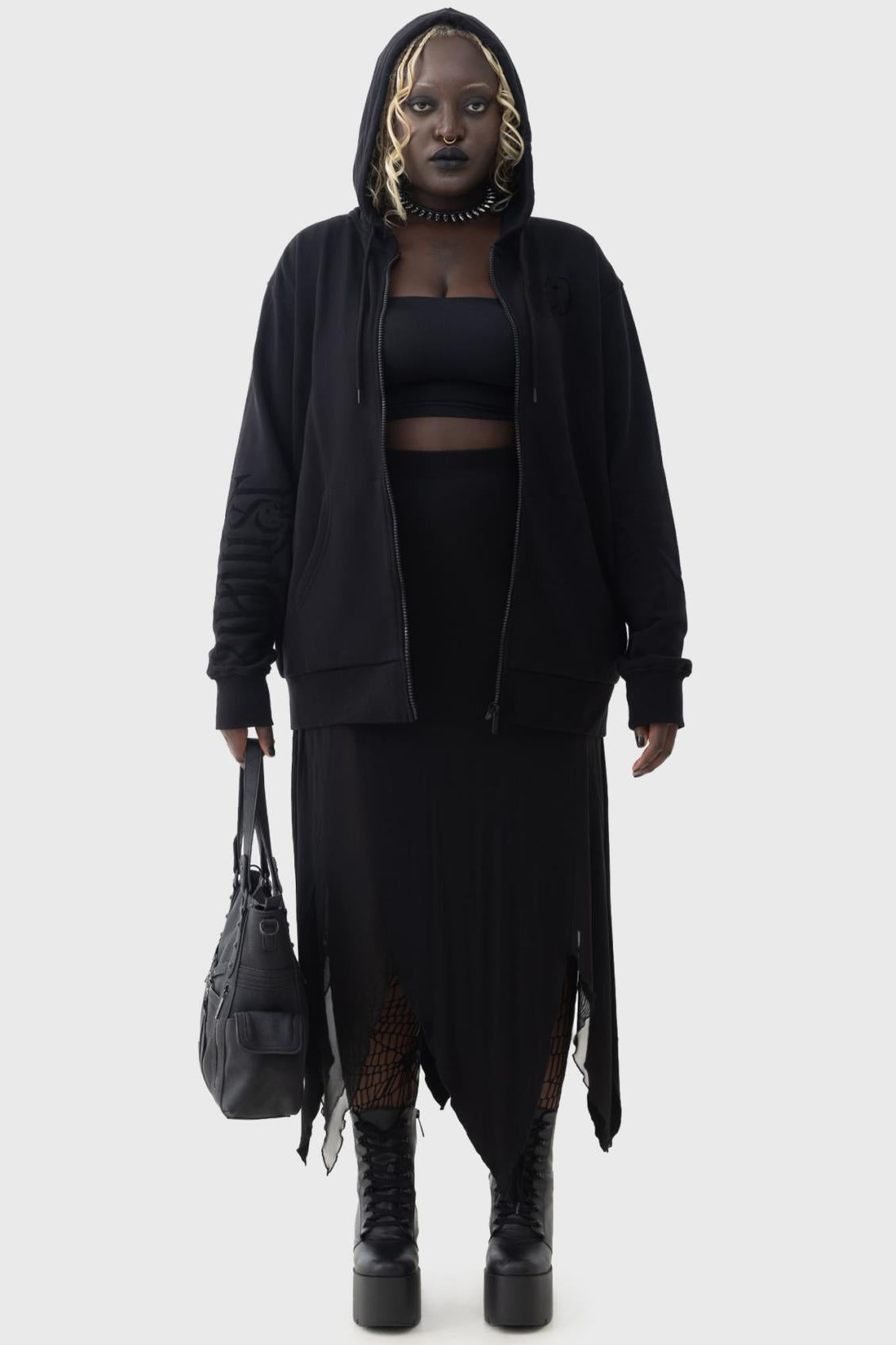 Men Hoodies | Killstar Kihilist Oversized Hoodie