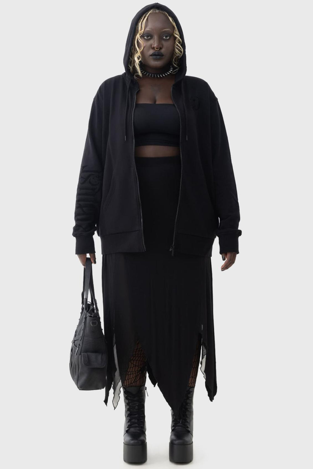 Men Hoodies | Killstar Kihilist Oversized Hoodie