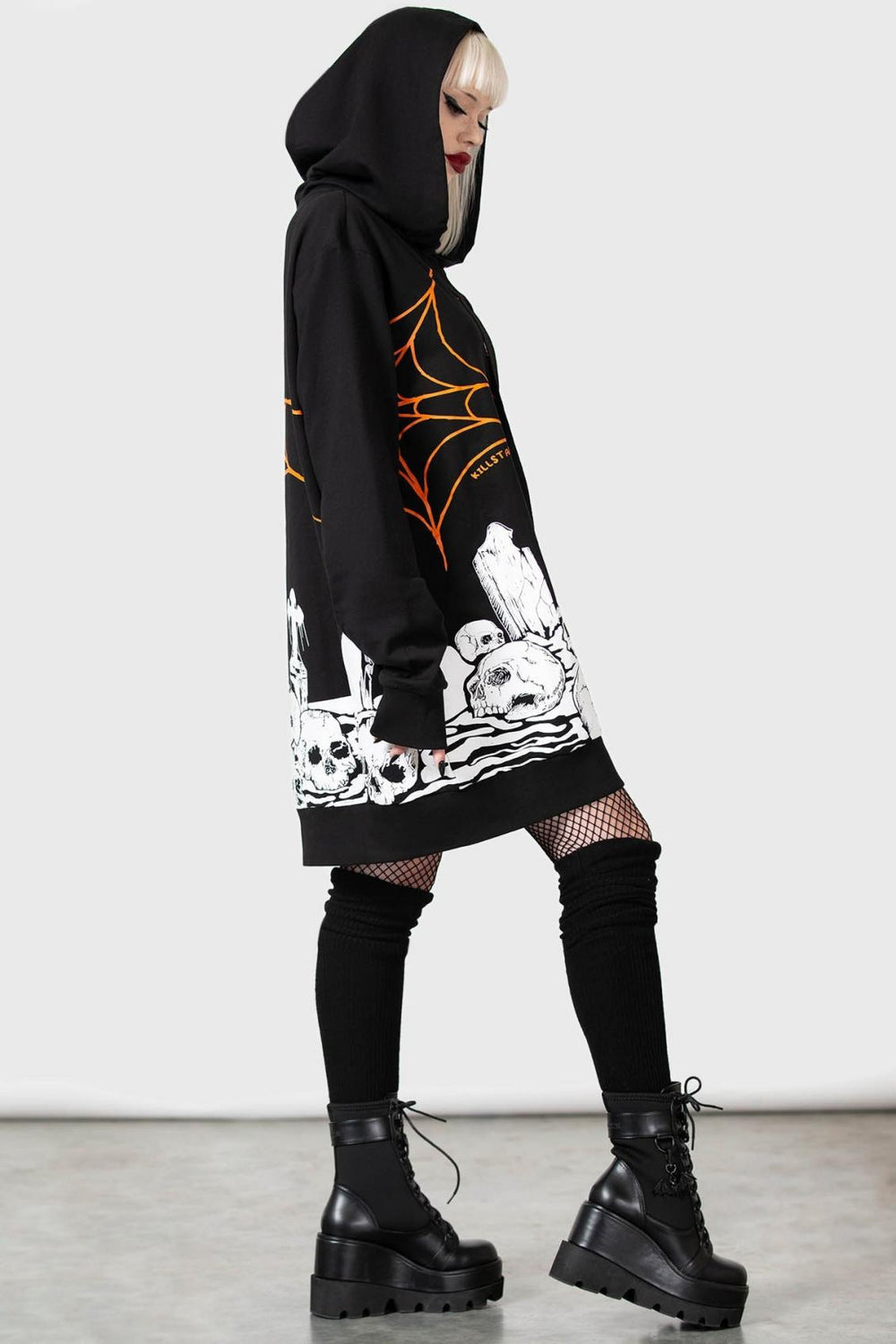 Men Hoodies | Killstar Pumpkin Reaper Hoodie