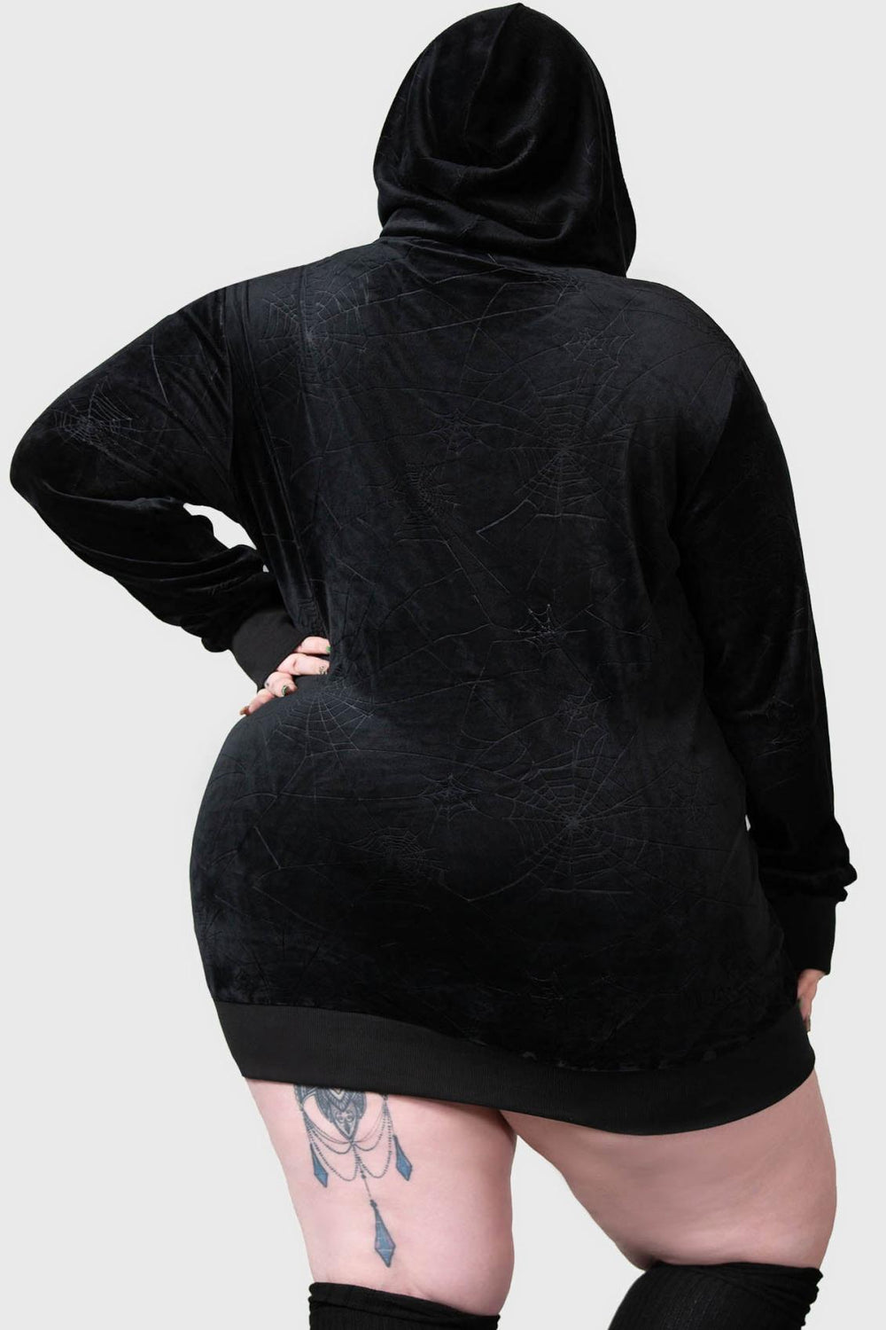 Men Hoodies | Killstar Webmare Longline Hoodie