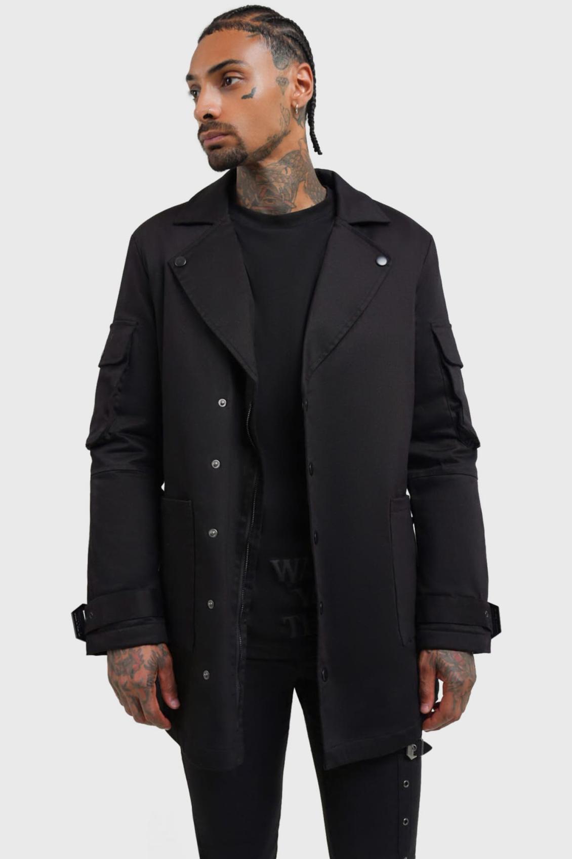 Men Jackets &amp; Coats | Killstar Lucid Travels Trench Coat