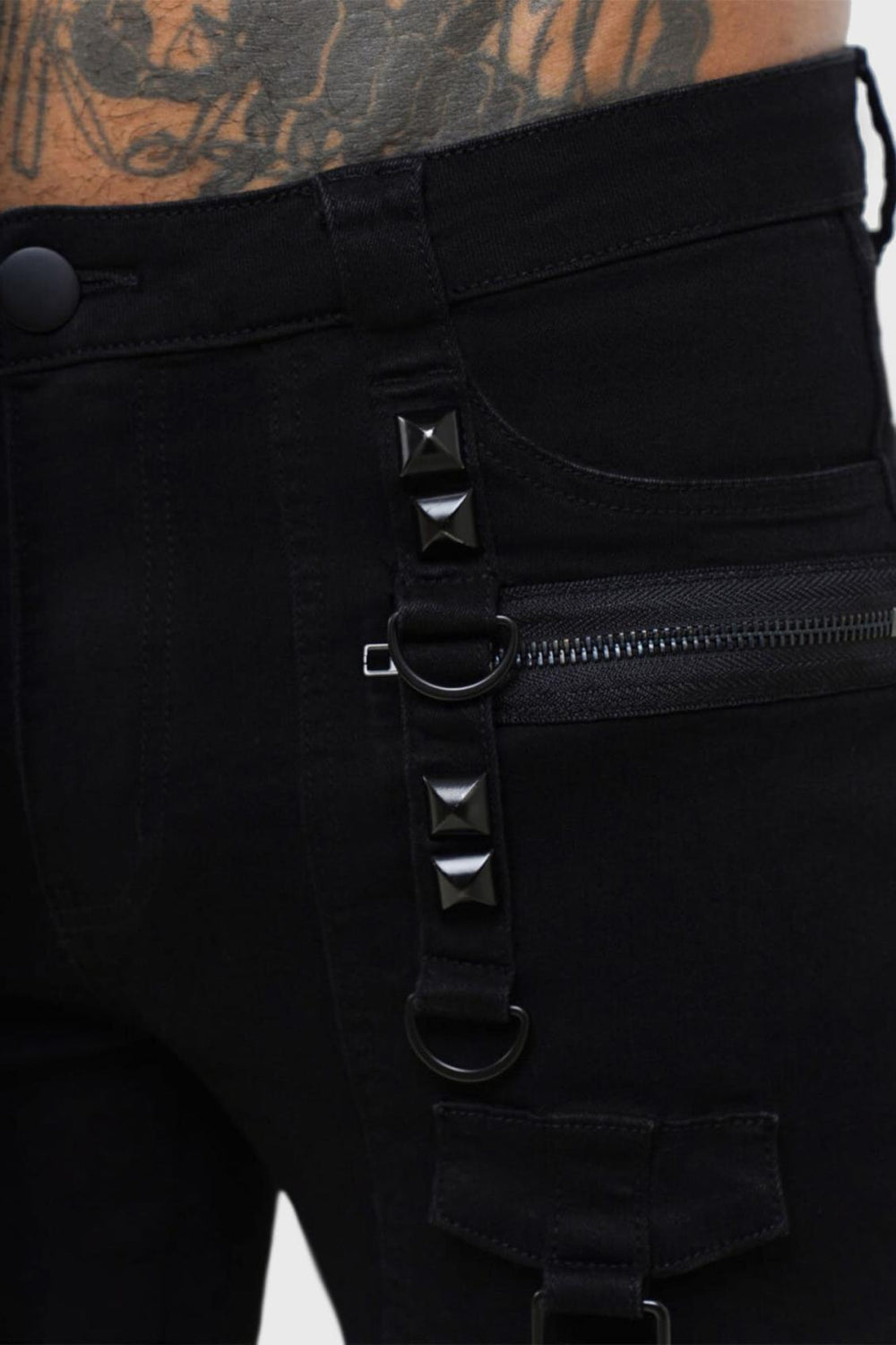 Men Jeans &amp; Trousers | Killstar Kihilist Bondage Trousers